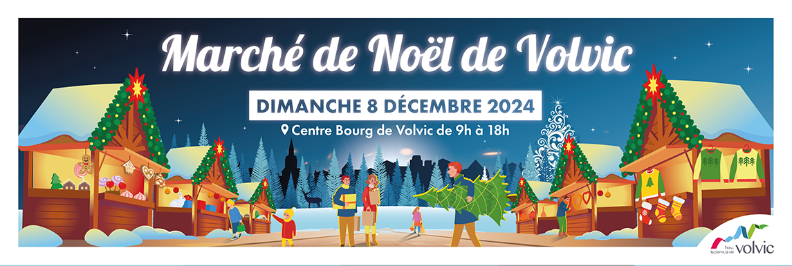 Marché de Noel à Volvic : 9 dècembre 2024